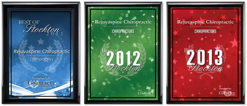 Chiropractic Stockton CA Rejuvaspine Chiropractic Awards
